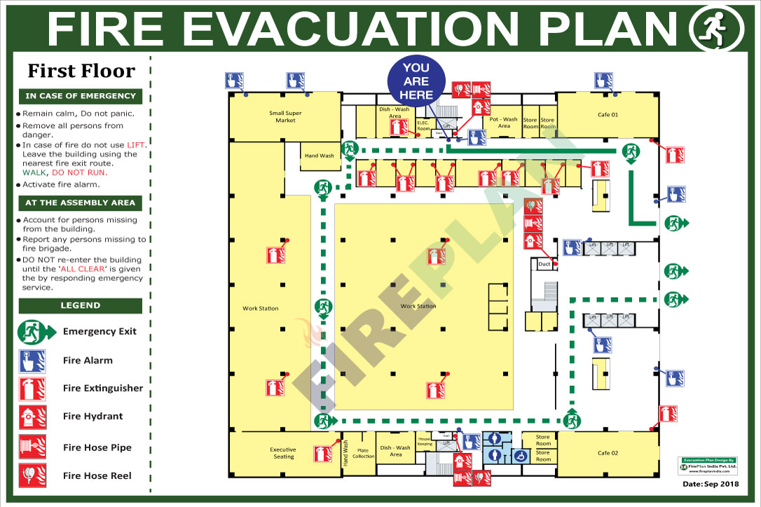 2D Evacuation Plans